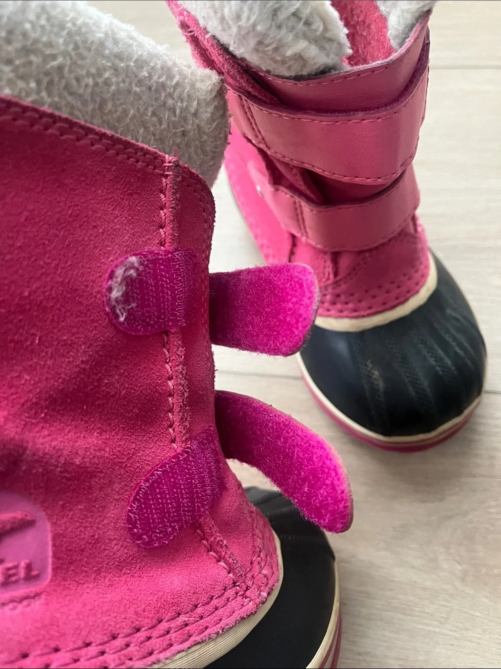 Sorel Kids' 1964 Pac Strap waterproof winter boots in Tropic Pink